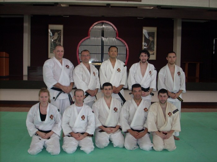 Con el maestro Sakashita (7º Dan)
